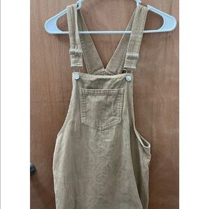 Corduroy Overall Dress